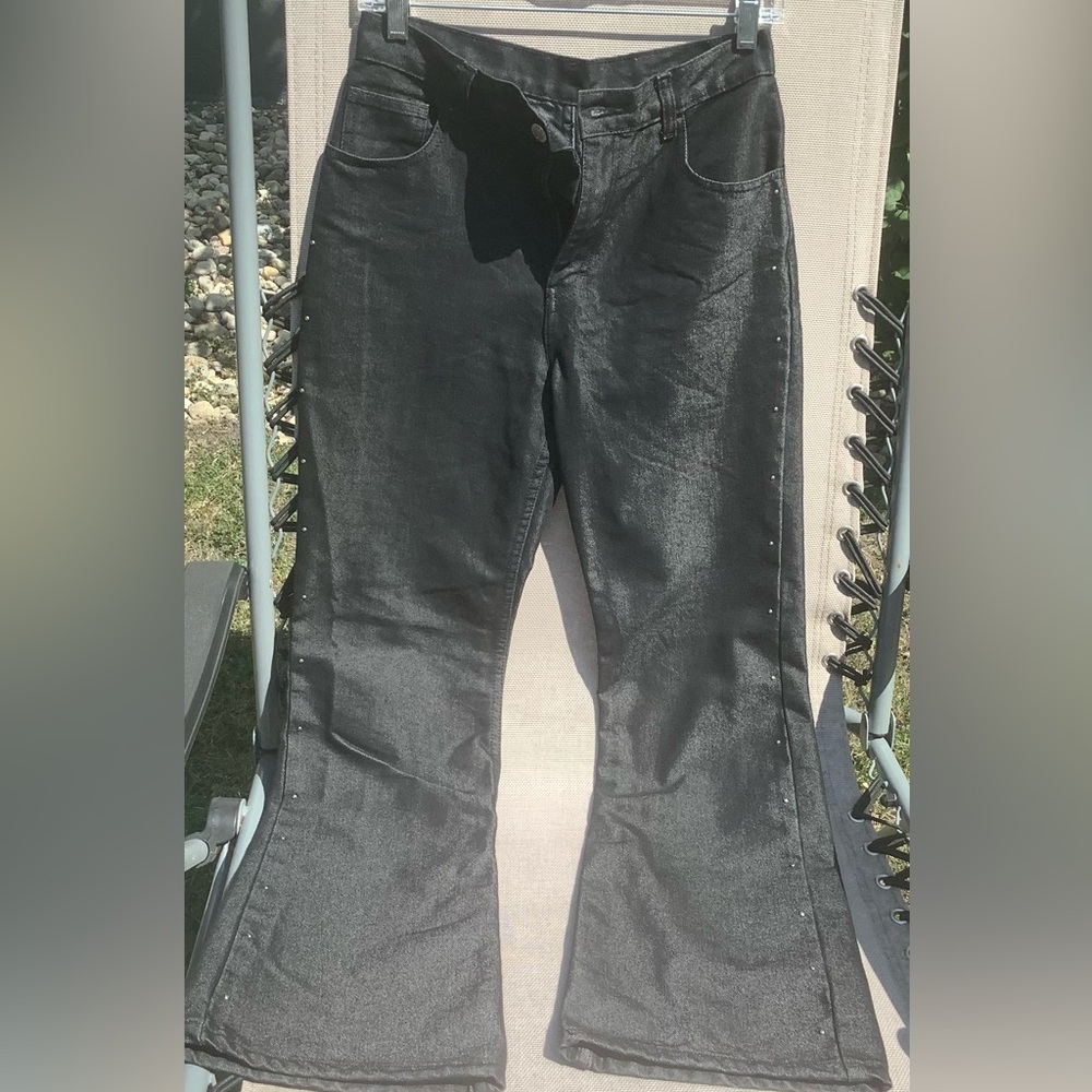 Jordache Side Embellished Jeans Size 14